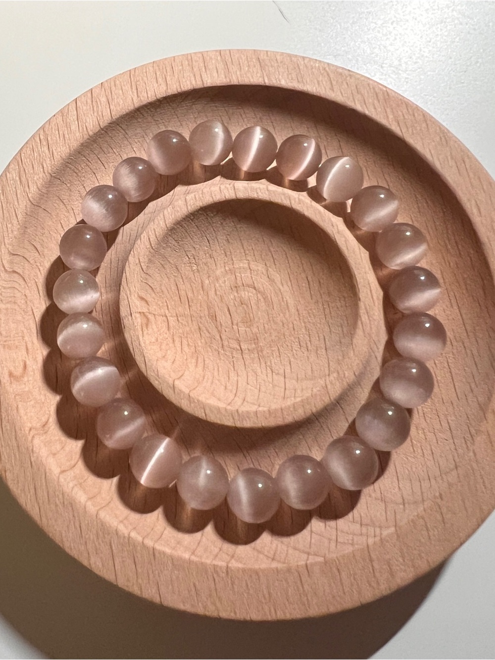Rose Quartz Beaded Stretch Bracelet - Women Jewelry